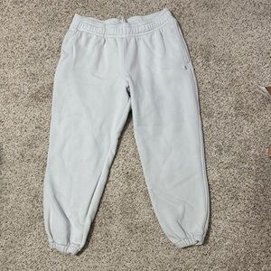 Mens Champion White Jogger Pants